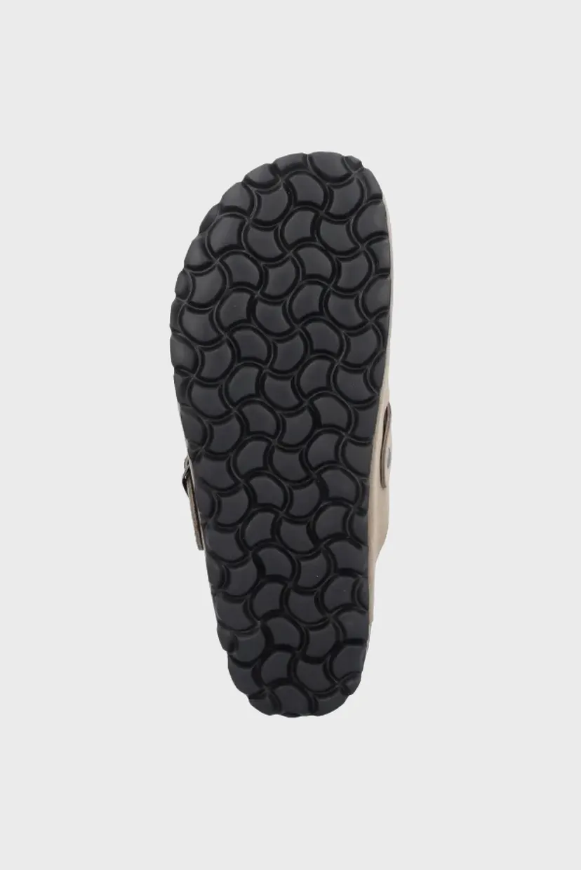 Женские бежевые замшевые клоги NAVARRO SLIPPERS 6