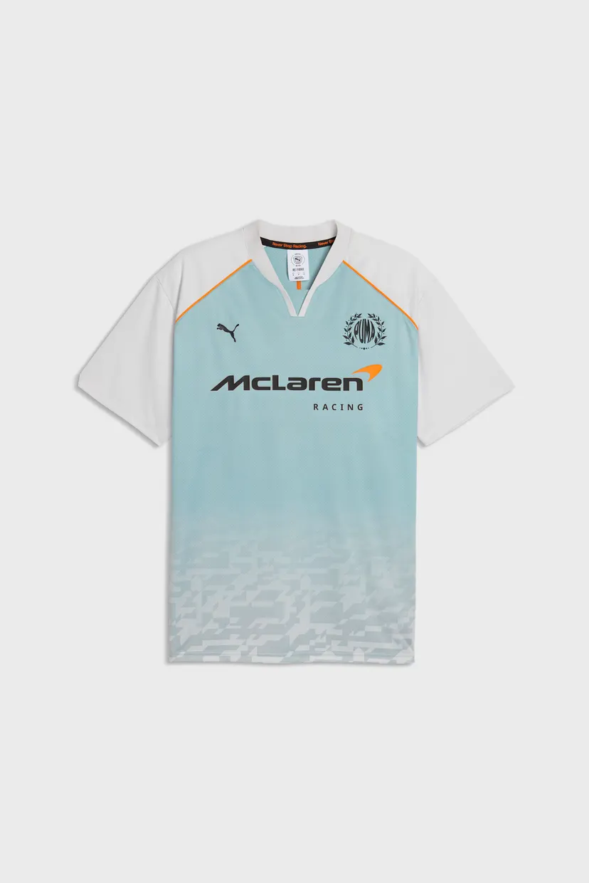 Мужская голубая футболка McLAREN RACING Relaxed Jersey Men 4