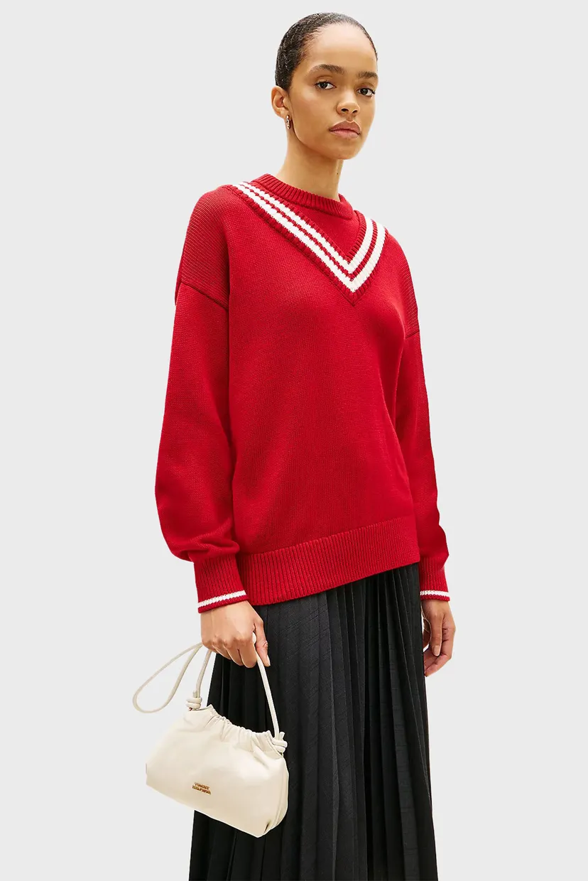 Жіноча біла шкіряна сумка SOFT CROSSOVER Tommy Hilfiger AW0AW18375