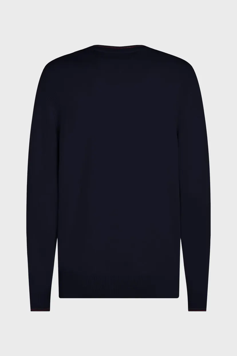 Чоловічий темно-синій джемпер RWB COTTON CREW NECK 7