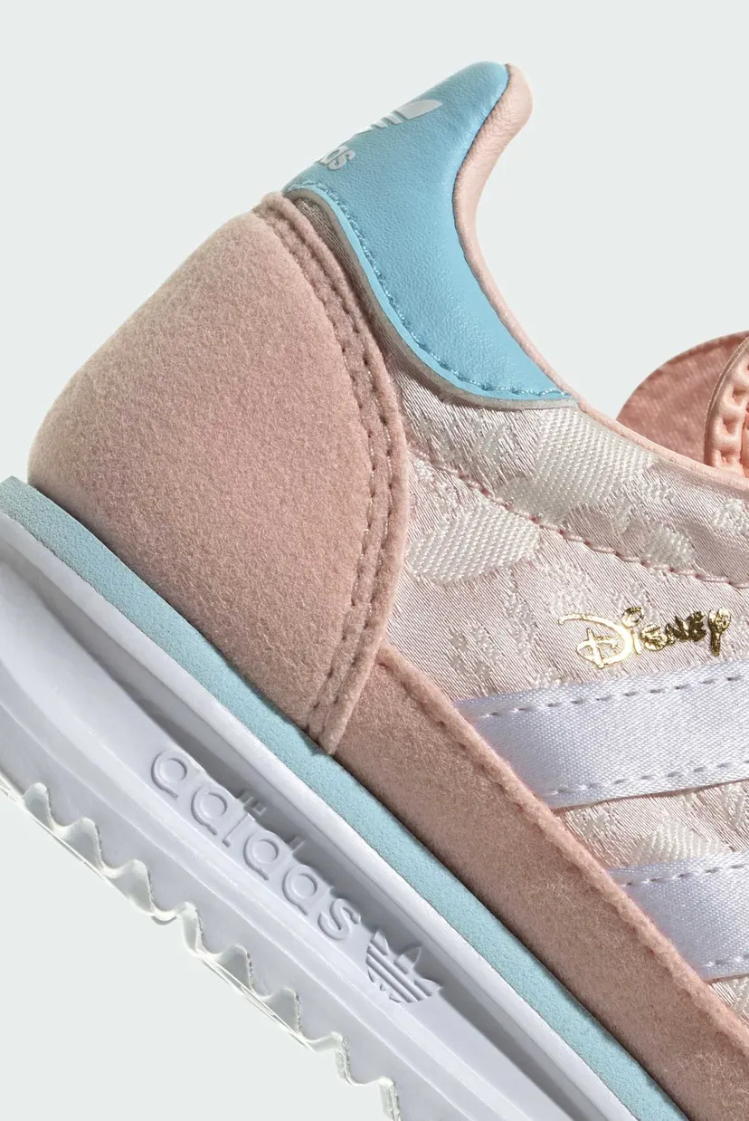 Детские пудровые кроссовки ADIDAS DISNEY SL 72 RS ELASTIC LACE 8