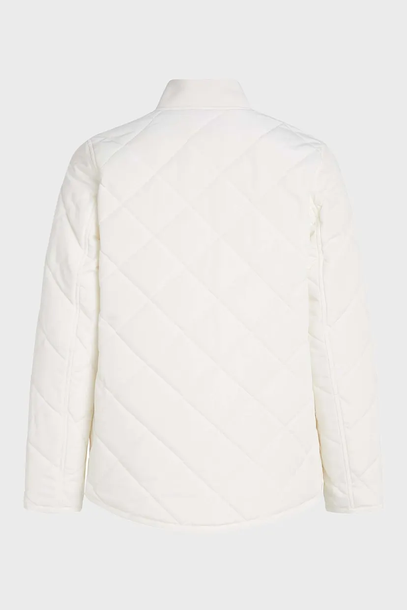 Женский белый бомбер LW QUILTED BOMBER JACKET 5