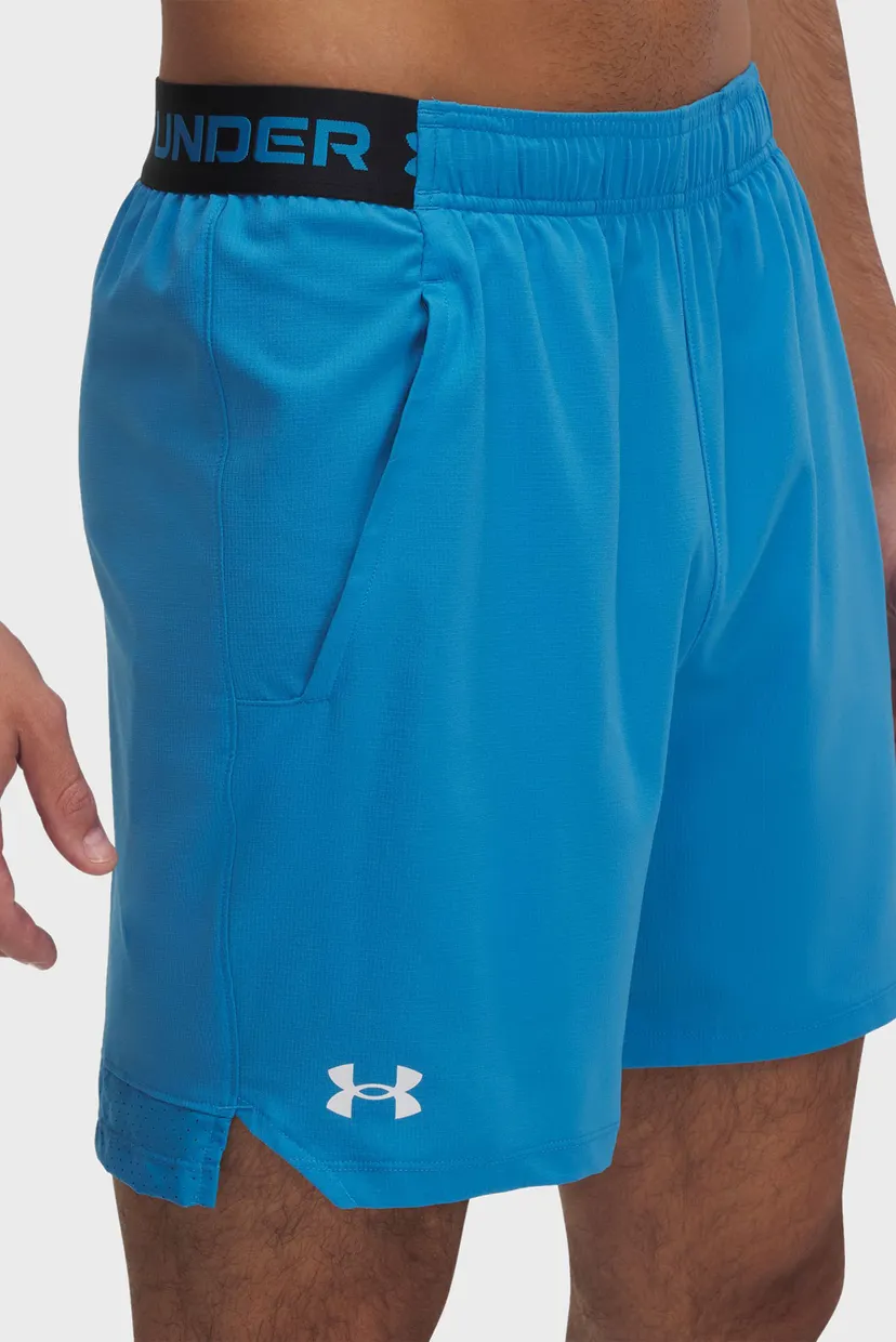 Чоловічі блакитні шорти UA Vanish Woven 6in Shorts 4