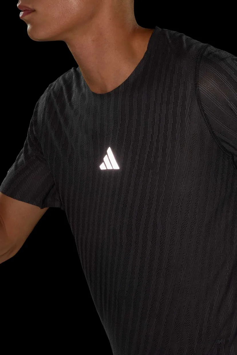 Мужская темно-серая футболка с узором ADI365 Climacool+ Engineered 6