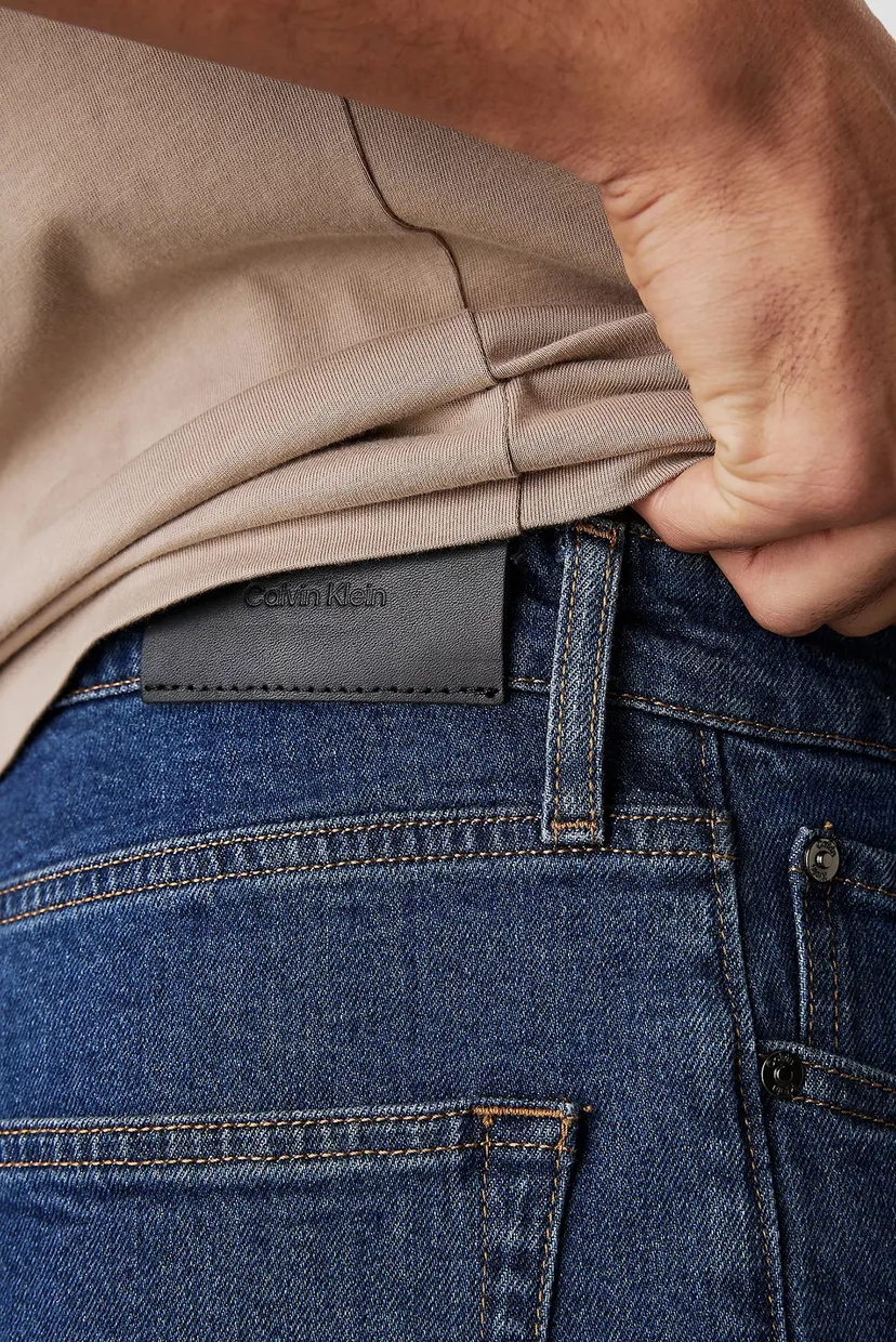 Чоловічі сині джинси TAPERED FIT MID BLUE 5