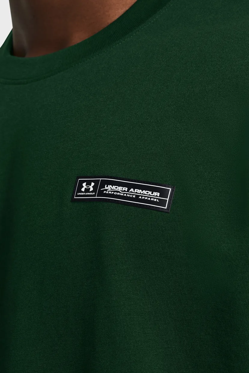 Чоловіча зелена футболка UA HW ARMOUR LABEL SS 3