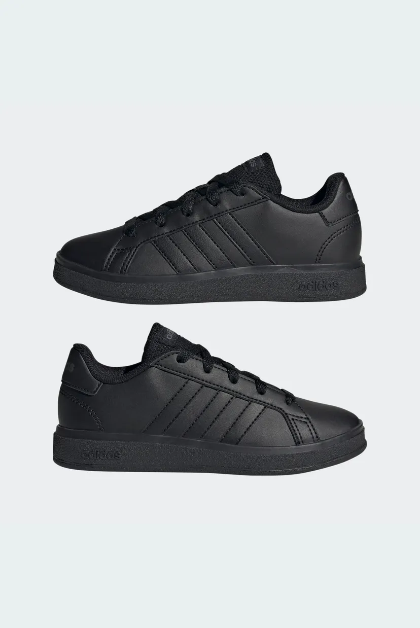 Детские черные сникерсы Grand Court Lifestyle Tennis Lace-Up 7
