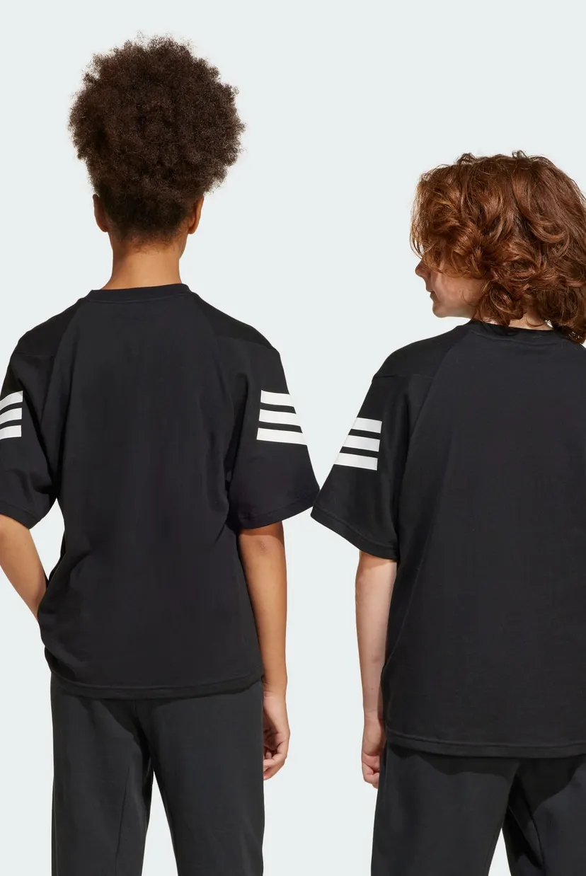 Дитяча чорна футболка Future Icons 3-Stripes Kids 3