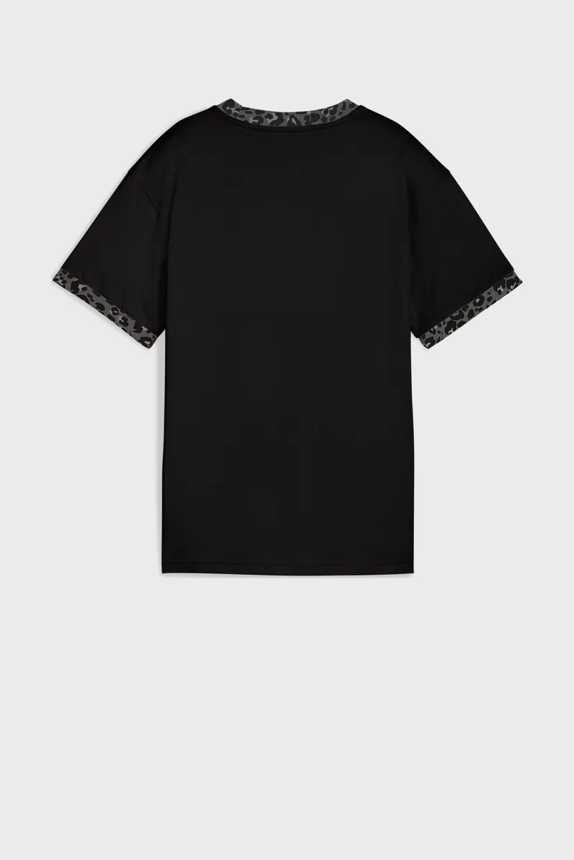 Дитяча чорна футболка Essentials Graphic Animal Relaxed Tee Youth 5