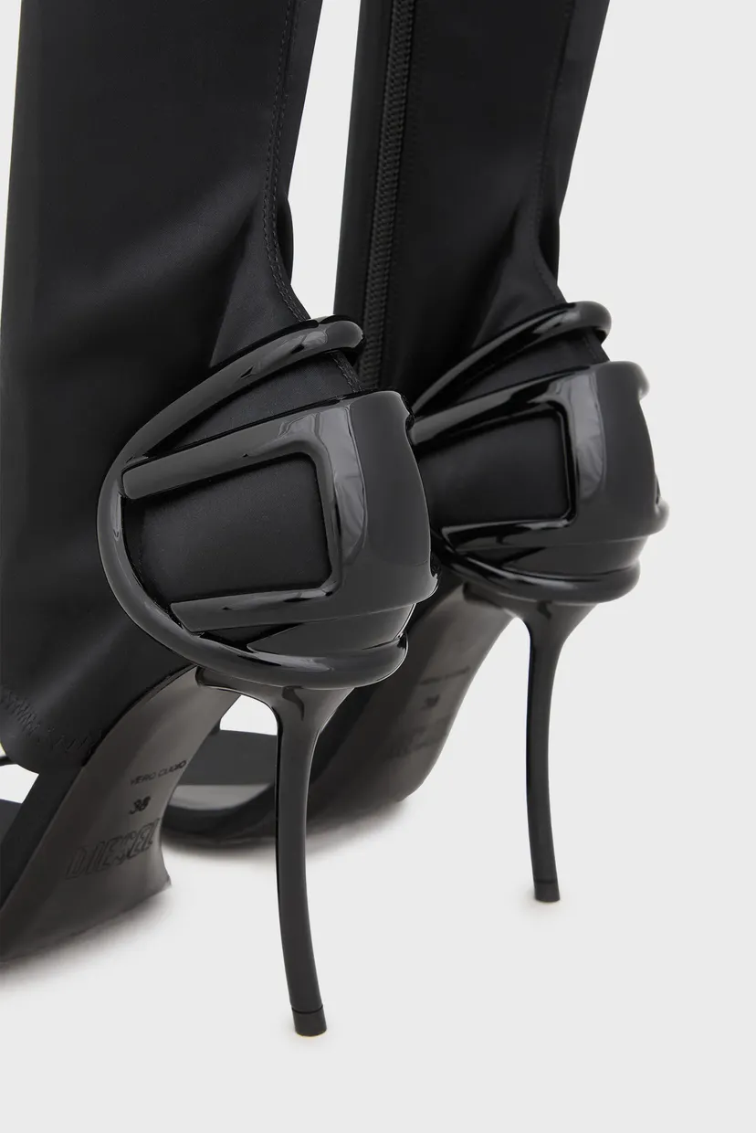 Женские черные босоножки Diesel Y03663 P8259 — MD-Fashion