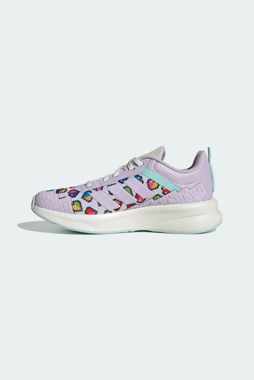 Дитячі фіолетові кросівки з візерунком ADIDAS MINECRAFT FORTARUN 4.0 JUNIOR 6