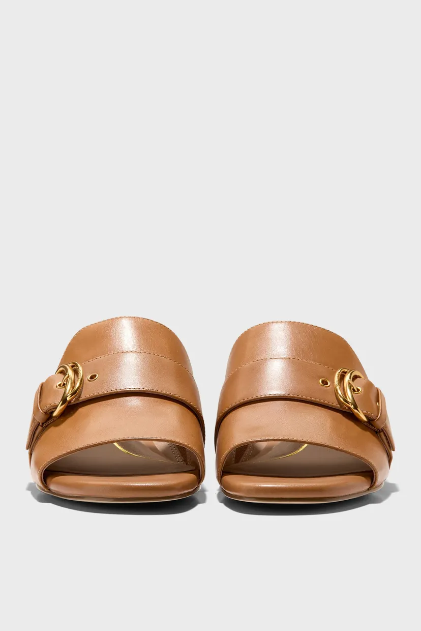 Жіночі коричневі шкіряні мюлі Crosby Slide Sandal 3