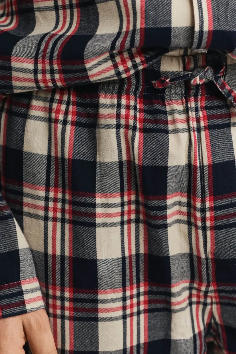 Чоловіча картата піжама (сорочка, брюки) FLANNEL 4