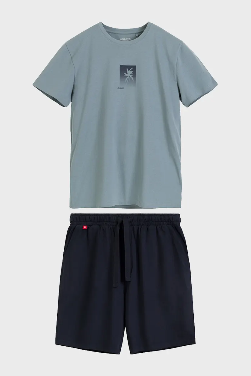 Чоловіча піжама (футболка, шорти) 5