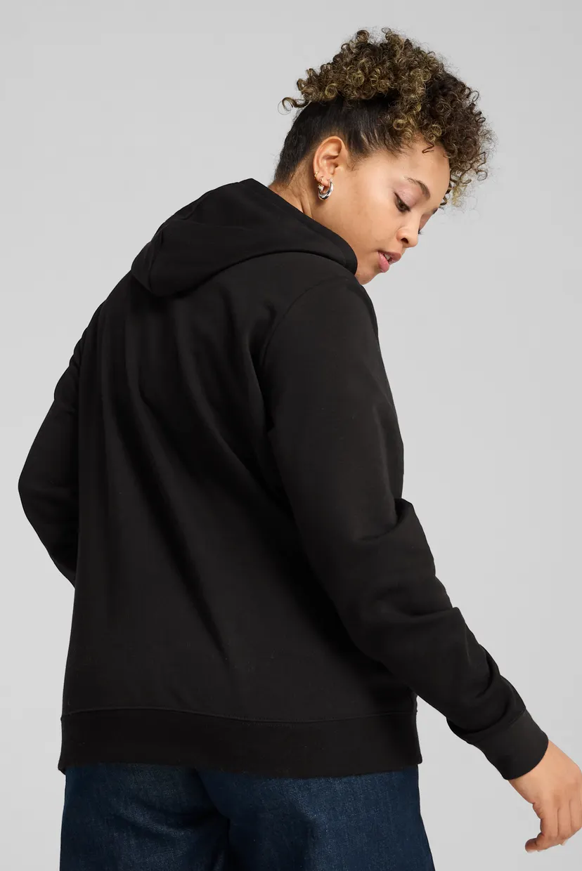 Женское черное худи ESS No. 1 Logo Hoodie Women 3
