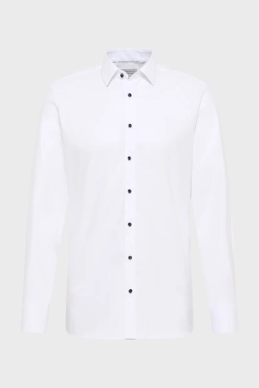 Чоловіча біла сорочка SLIM FIT 5