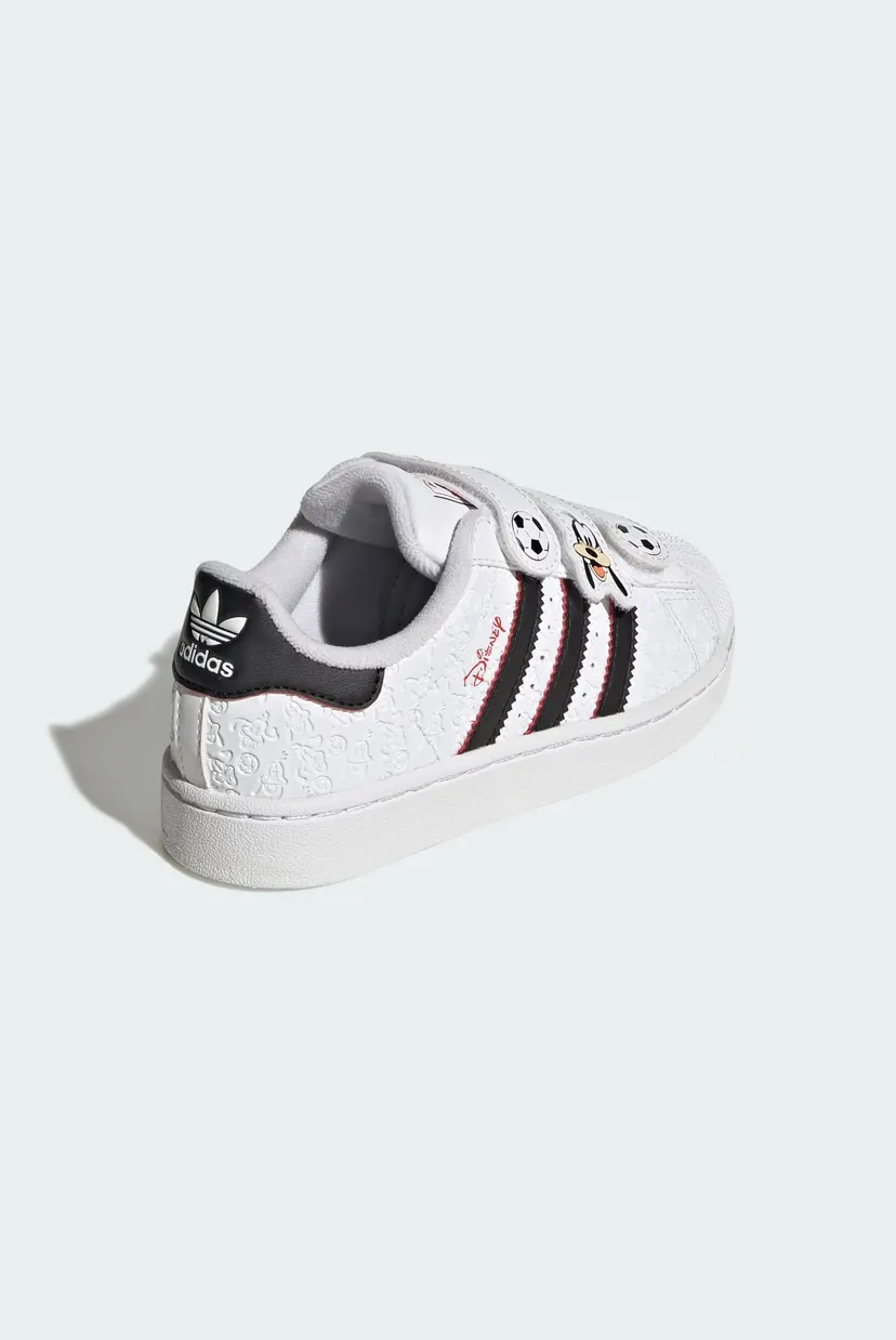 Детские белые сникерсы ADIDAS DISNEY SUPERSTAR II COMFORT CLOSURE 5