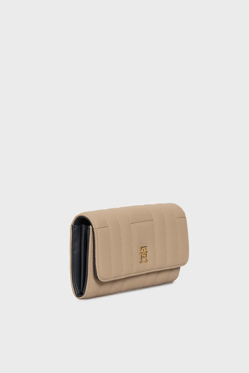 Жіночий бежевий гаманець TH FEMININE LRG FLAP 3