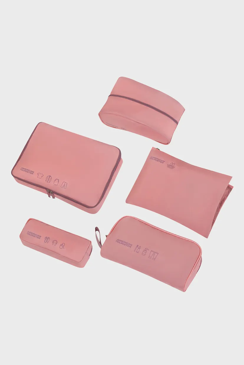 Розовый органайзер (5 шт) AMERICAN TOURIST. TA PINK/MAUVE 3