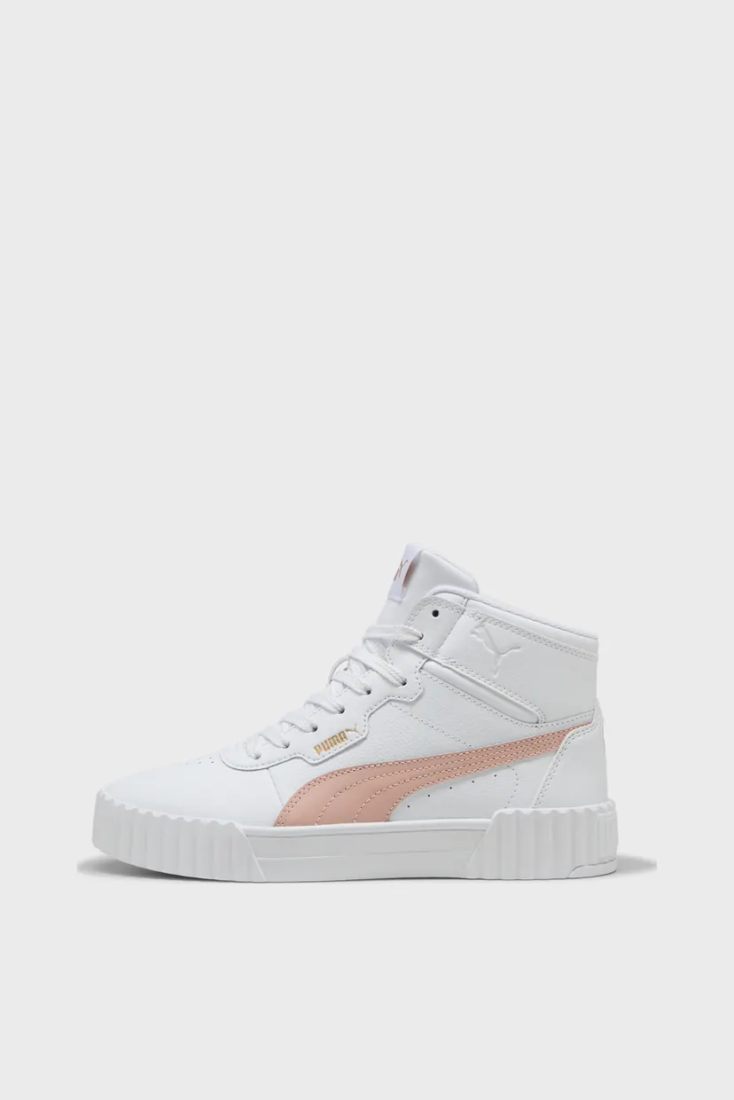 Женские белые кожаные кроссовки Carina 3.0 Mid Sneakers Women 3