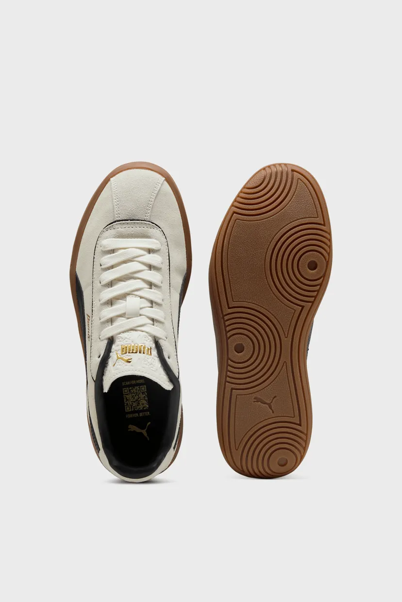Женские белые замшевые сникерсы PUMA Club Klassika Suede Sneakers Women 4