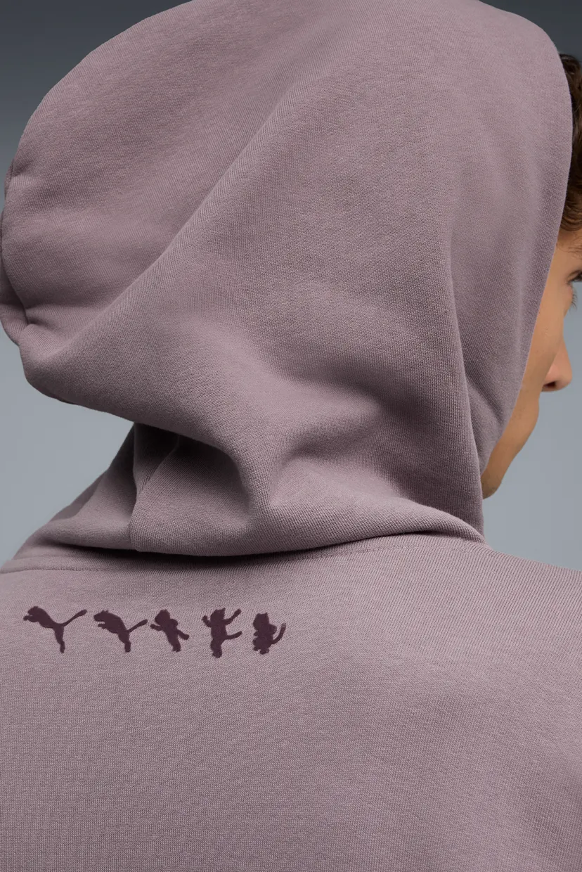 Мужское фиолетовое худи PUMA x RIPNDIP Boxy Tee Hoodie Men 4