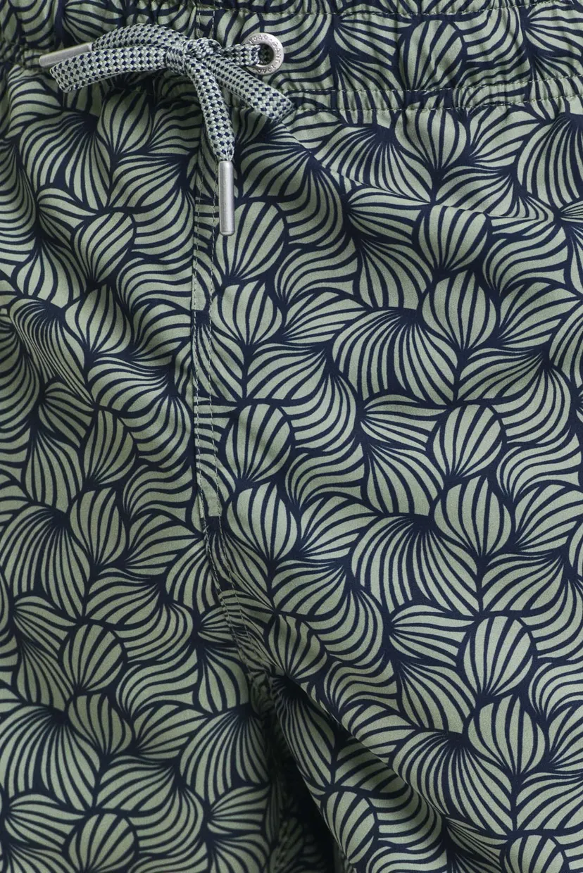 Чоловічі зелені плавальні шорти з візерунком ROPE PRINT SWIM SHORTS 4