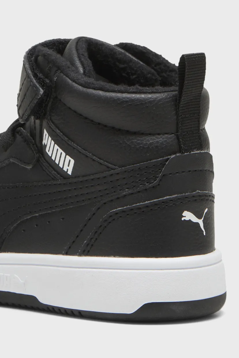 Дитячі чорні хайтопи Rebound V6 Mid WTR Kids' Sneakers 5