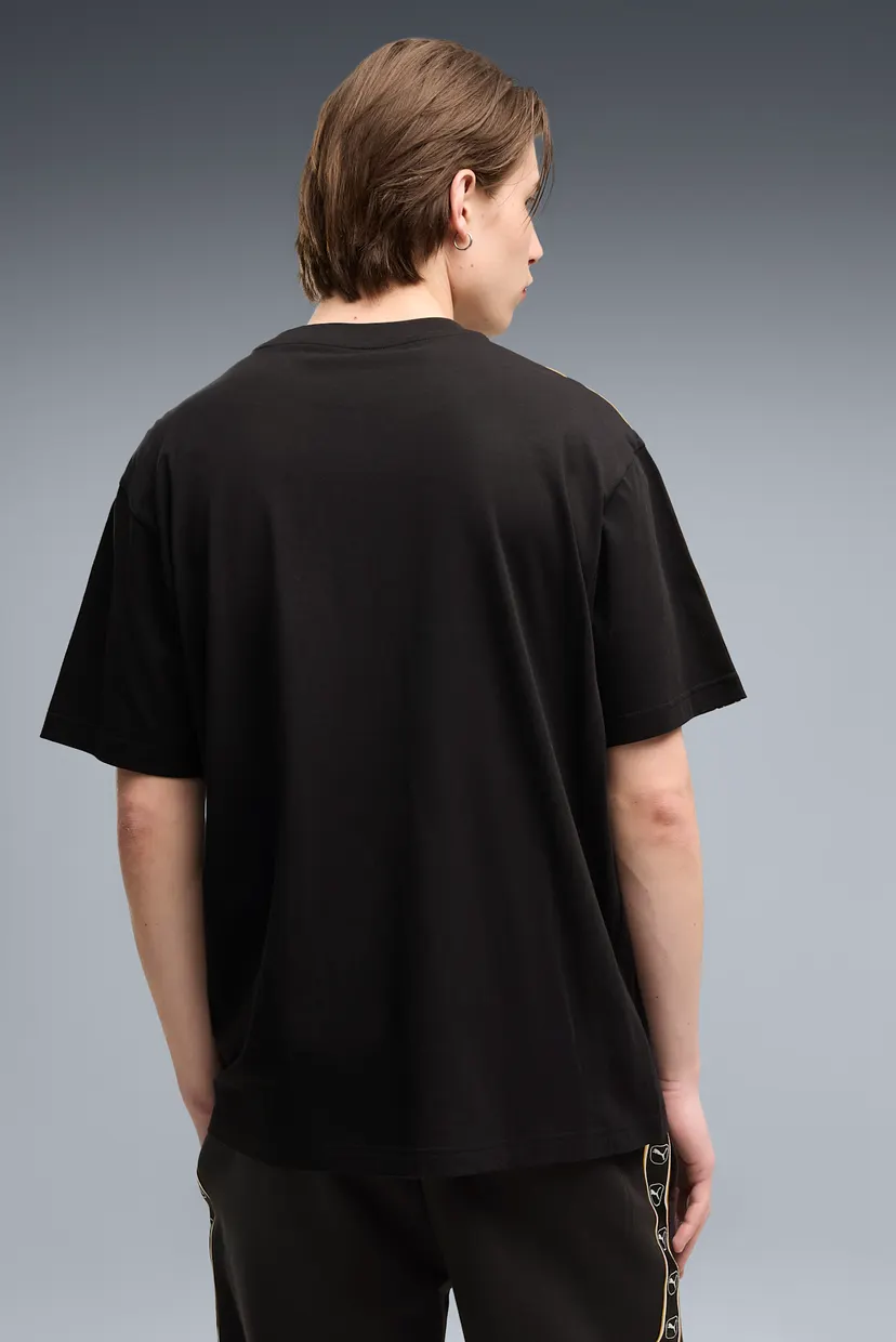 Чоловіча чорна футболка Essentials Elevated Tape Relaxed Tee Men 3