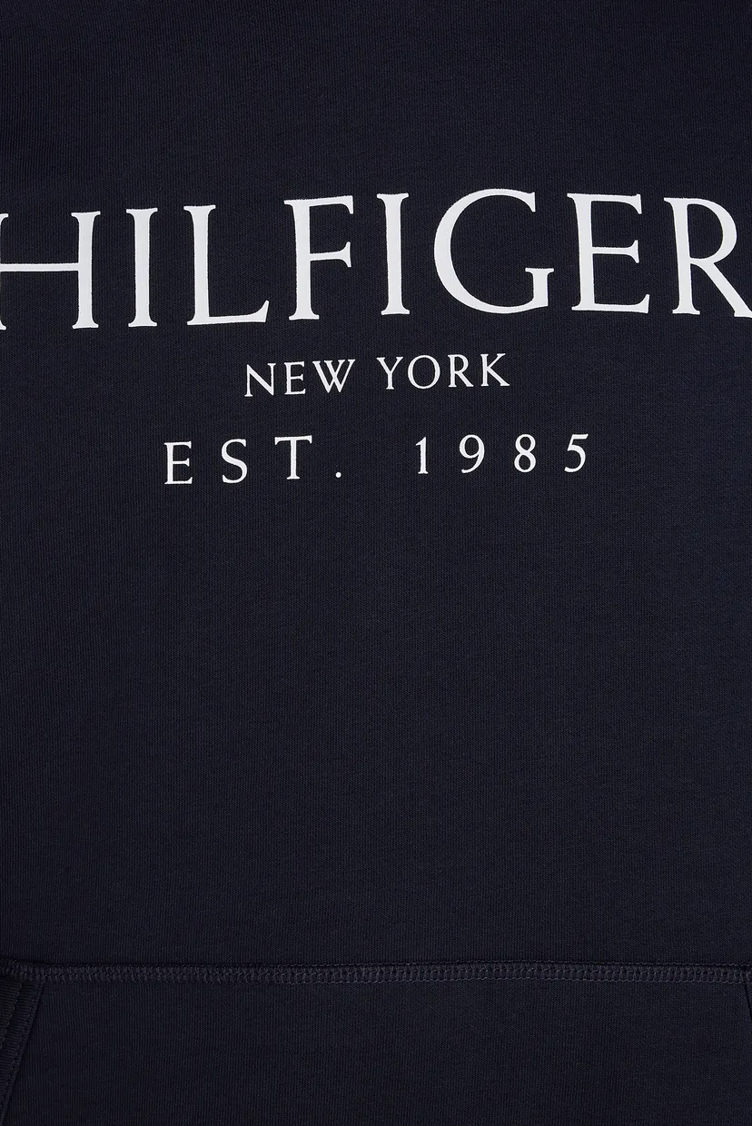 Чоловіче темно-синє худі BIG HILFIGER HOODY 4
