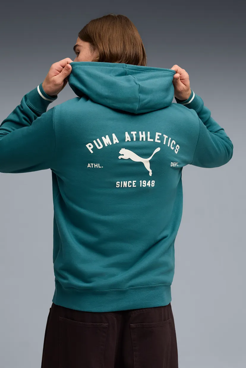 Мужское бирюзовое худи PUMA Class Graphic Hoodie Men 3