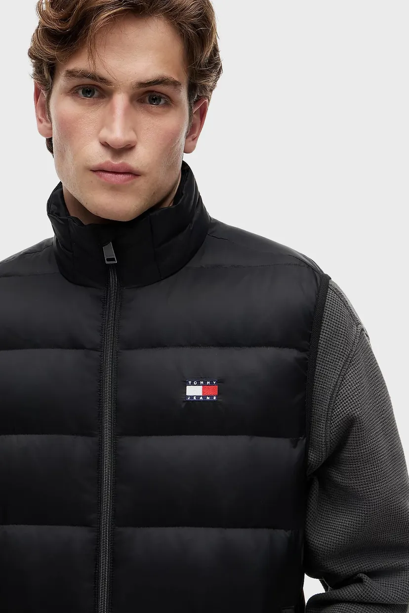 Мужской черный жилет LIGHT DOWN PACKABLE VEST 4