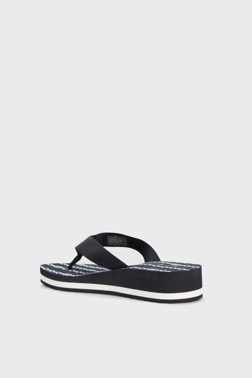 Жіночі темно-сині в'єтнамки IM TH CHAINPRINT MIDWEDGE SANDAL 5