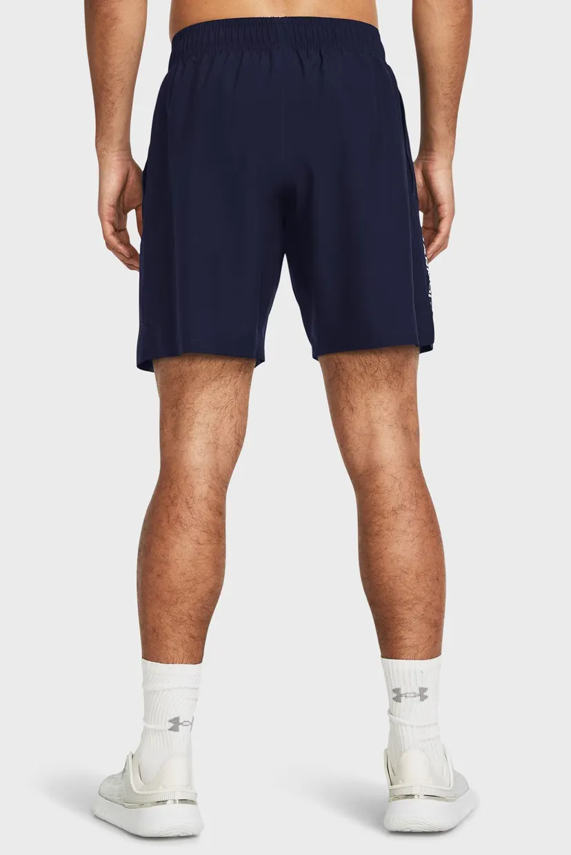 Чоловічі темно-сині шорти UA Woven Wdmk Shorts-BLU 3