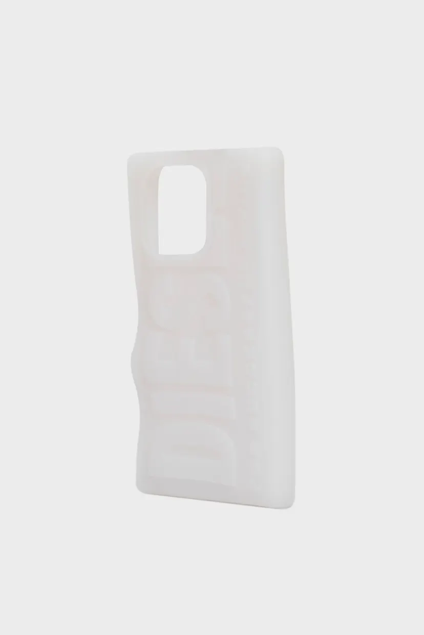 Білий чохол для телефону Diesel Silicone Case iP 15 Pro 4