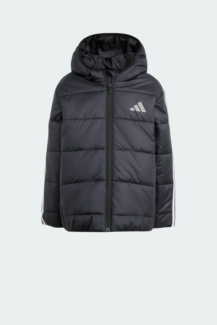 Дитяча чорна куртка Essentials 3-Stripes Padded Kids 6