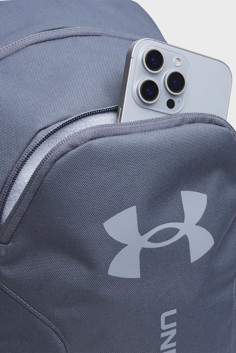 Сірий рюкзак UA Hustle Lite Backpack 4