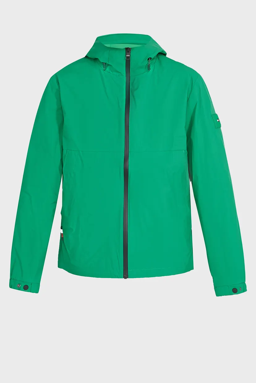 Мужская зеленая ветровка PORTLAND HOODED JACKET 4