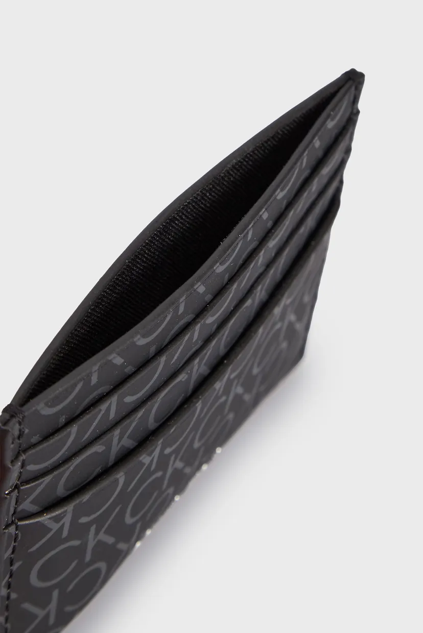 Мужской черный кардхолдер с узором RUBBERIZED CARDHOLDER 6CC 5