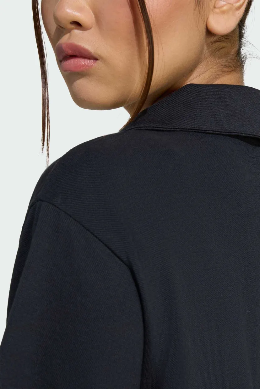 Жіноче чорне поло Seasonal Essentials Colorpop with Embroidered Graphic 5