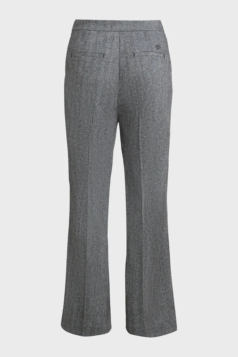 Женские серые брюки tweed 6