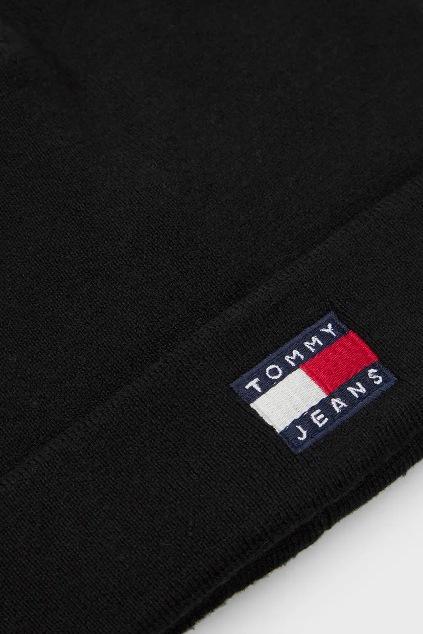Чоловіча чорна шапка TJM HERITAGE SHORT BEANIE 3
