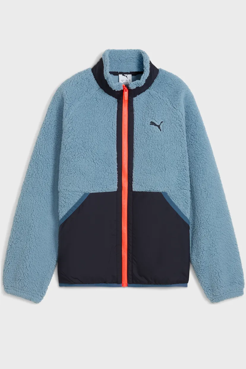 Дитяча блакитна куртка Hybrid Sherpa Jacket Youth PUMA 688405_34
