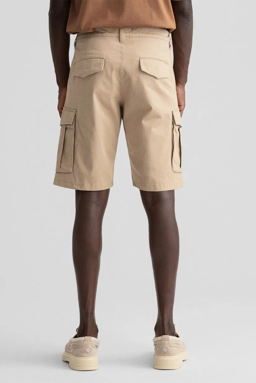 Чоловічі бежеві шорти RELAXED TWILL CARGO 3