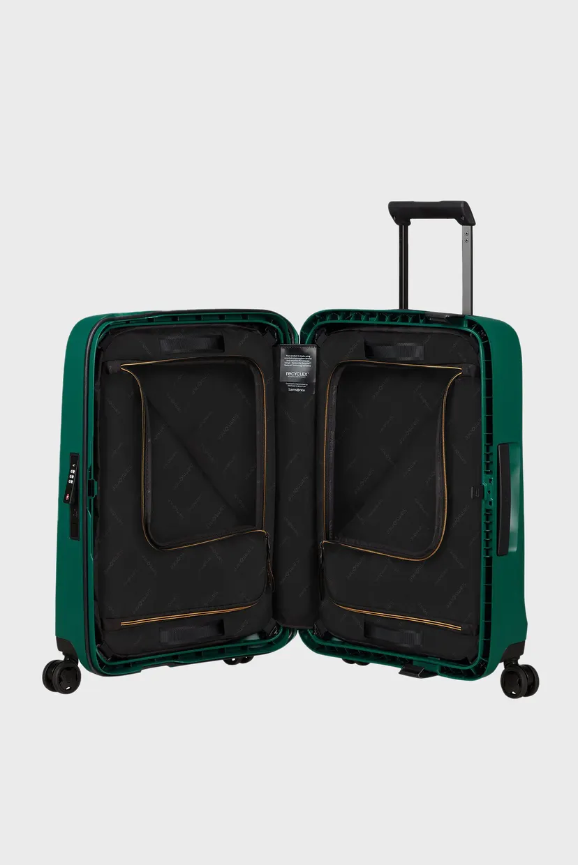 Зелена валіза 55 см ESSENS ALPINE GREEN 4