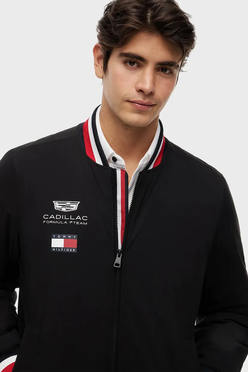 Чоловічий чорний бомбер TH x Cadillac Formula 1® Team 4