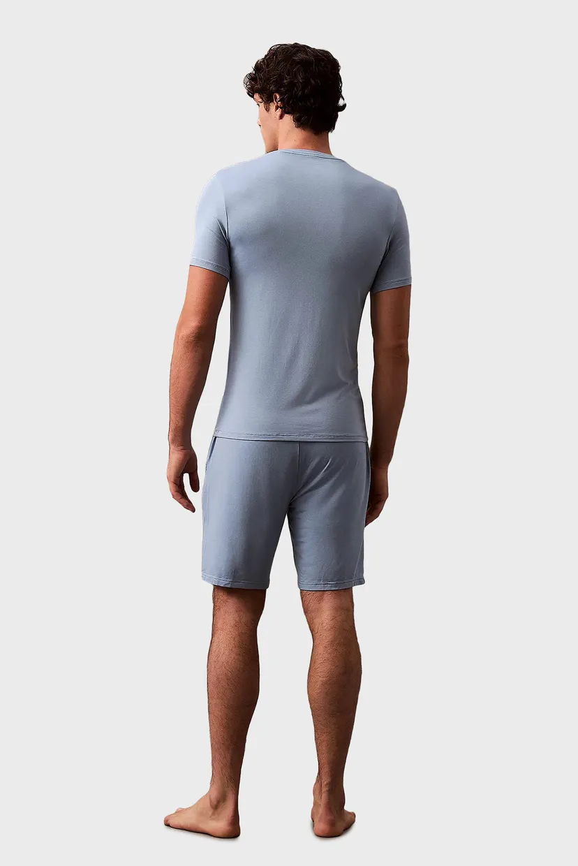 Чоловічі блакитні шорти MODAL SLEEP SHORT 4
