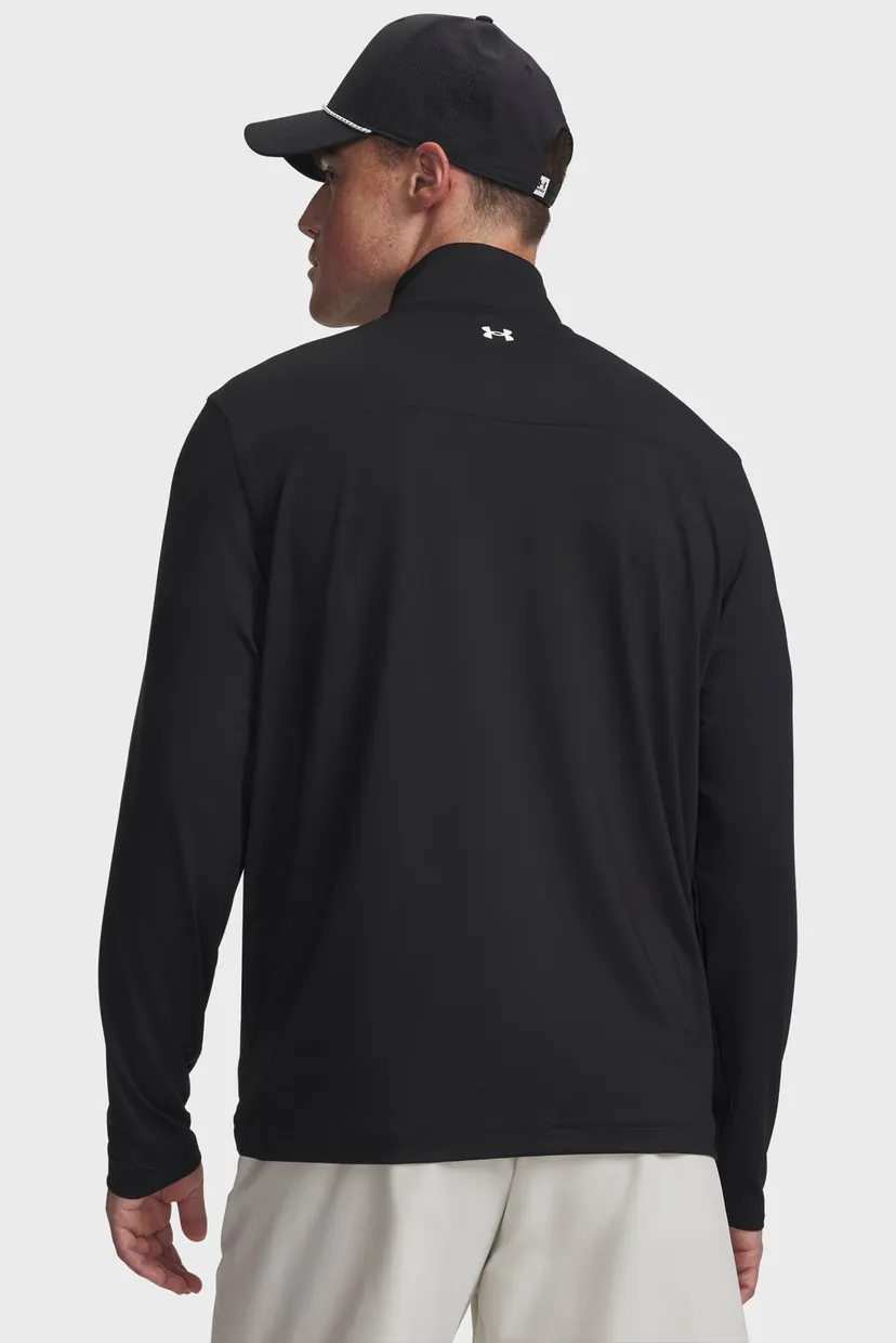 Чоловіча чорна спортивна кофта UA T2G 1/4 Zip 3