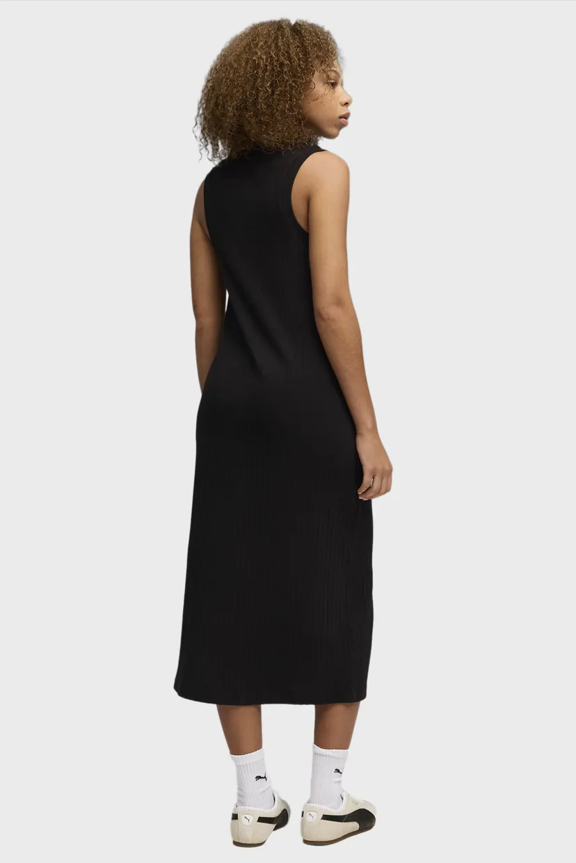 Женское черное платье HER Relaxed Dress Women 3