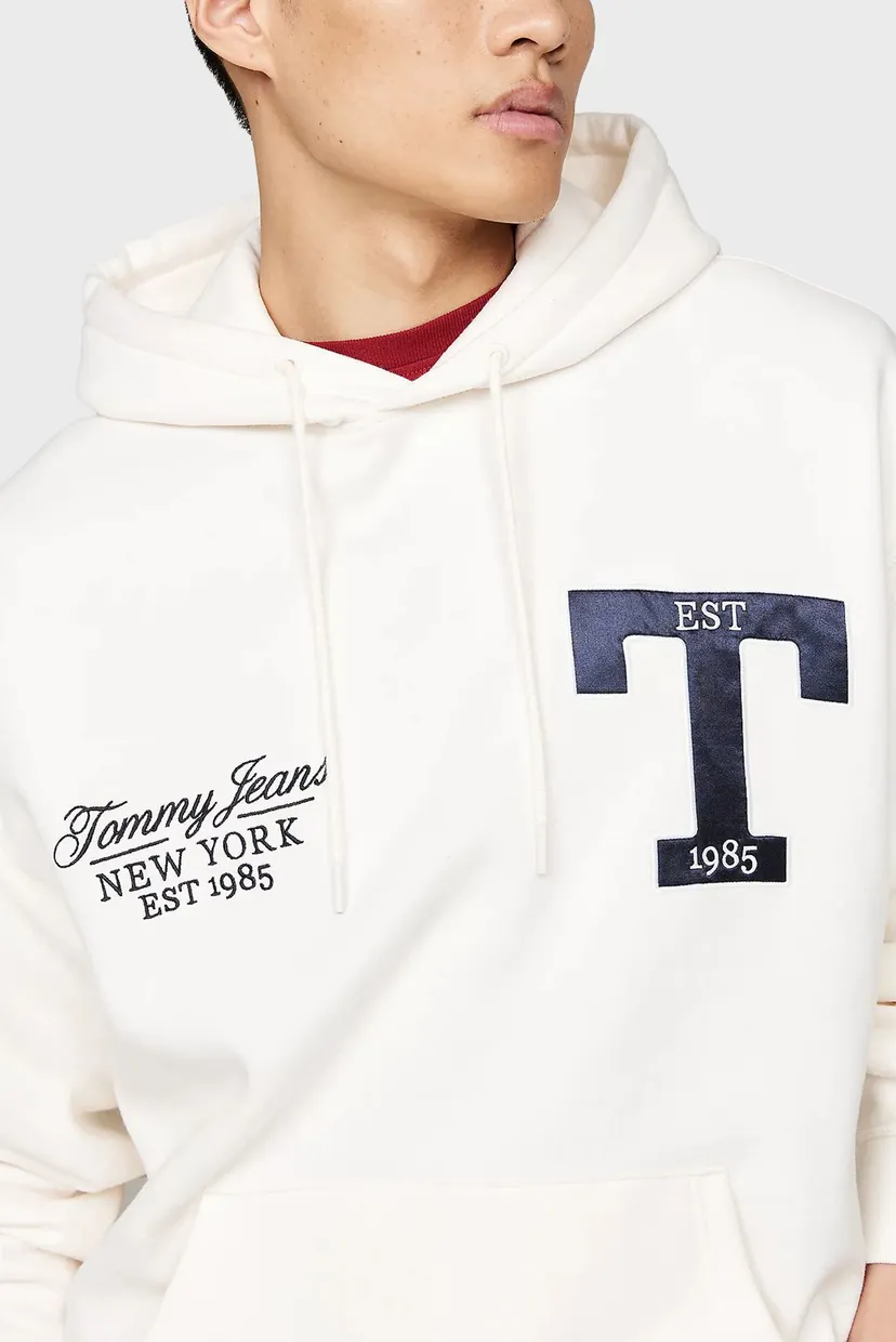 Чоловіче біле худі TJM RLX TOMMY GLITTER 5
